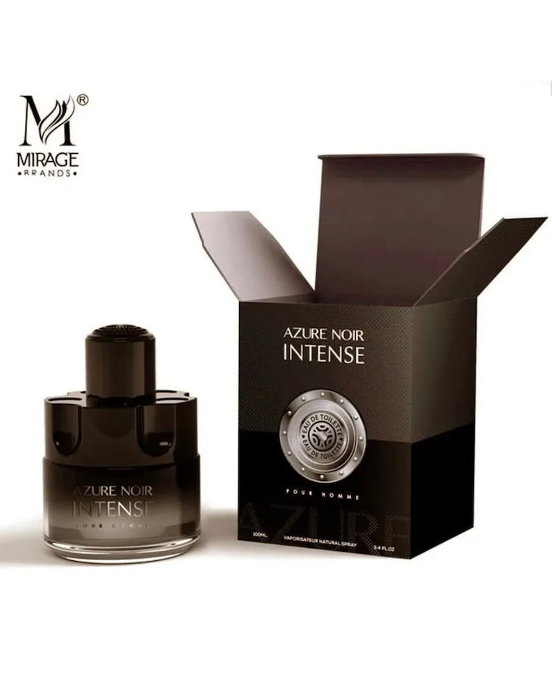 Azure Noir Intense eau de TOILETTE 3.4 oz